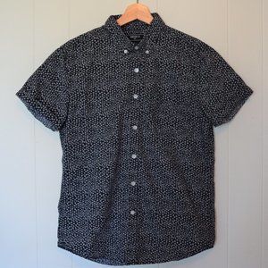 Roll Sleeve Button Front